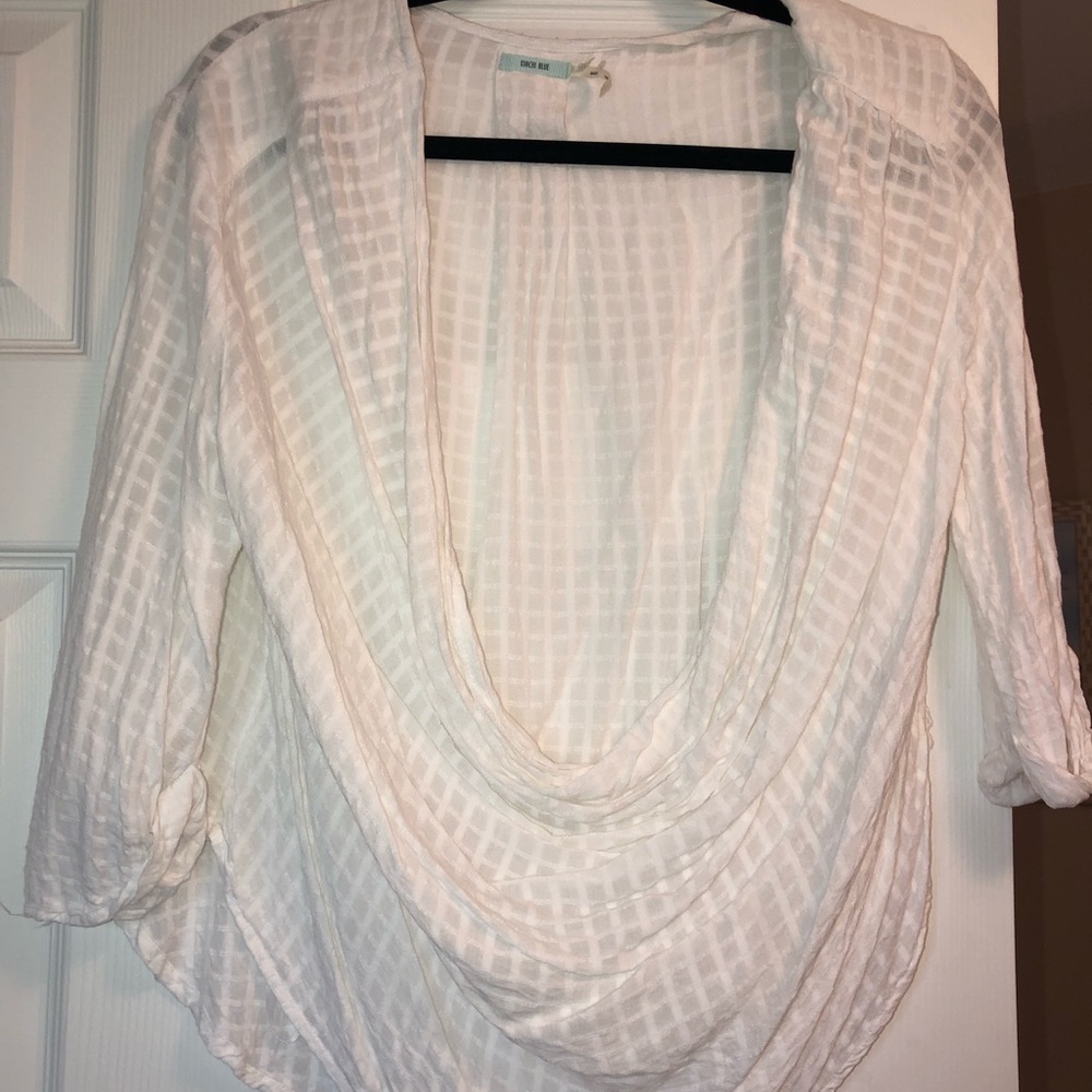 Urban outfitters white low blouse